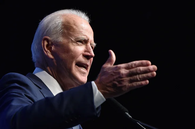 Nekdanji podpredsednik Joe Biden. Foto David Becker Afp