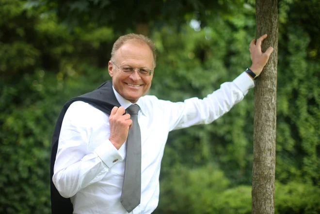 Janez Škrabec, direktor podjetja Riko, ocenjuje, da je slovensko gospodarstvo v dobri kondiciji. FOTO: Jure Eržen/Delo