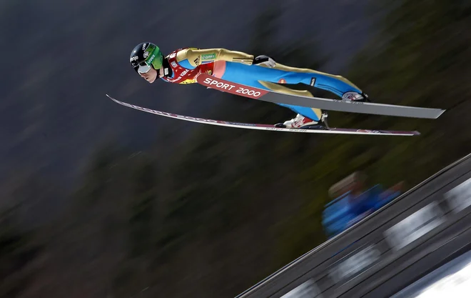 Jurij Tepeš že od nekdaj najbolj uživa v poletih. FOTO: Matej Družnik