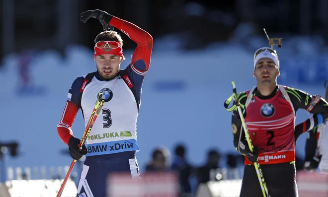 Anton Šipulin, nekoč vodilni ruski biatlonec in zmagovalec na Pokljuki, ni smel nastopiti na zadnjih ZOI v Južni Koreji. FOTO: Matej Družnik/Delo