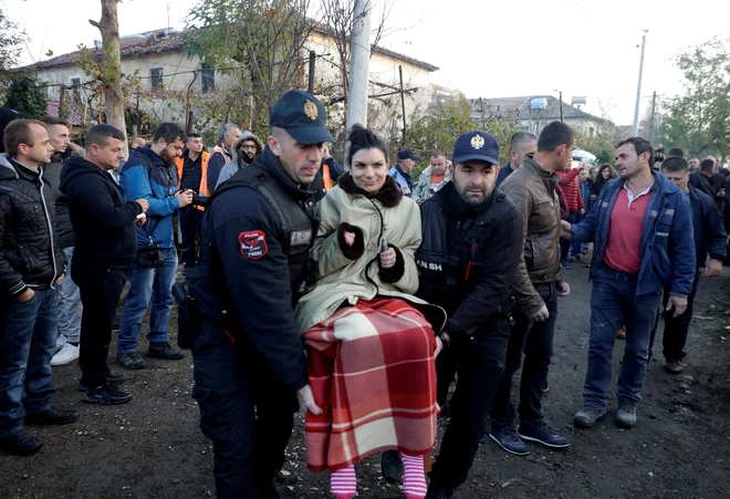 Potres v Albaniji. FOTO: Reuters