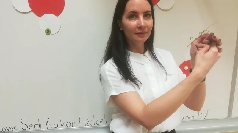 Fotografija: Nina Strlič pravi, da je dober učitelj strokovnjak na svojem področju, a tudi pedagog in vzgojitelj. FOTO: Mojca Boštele