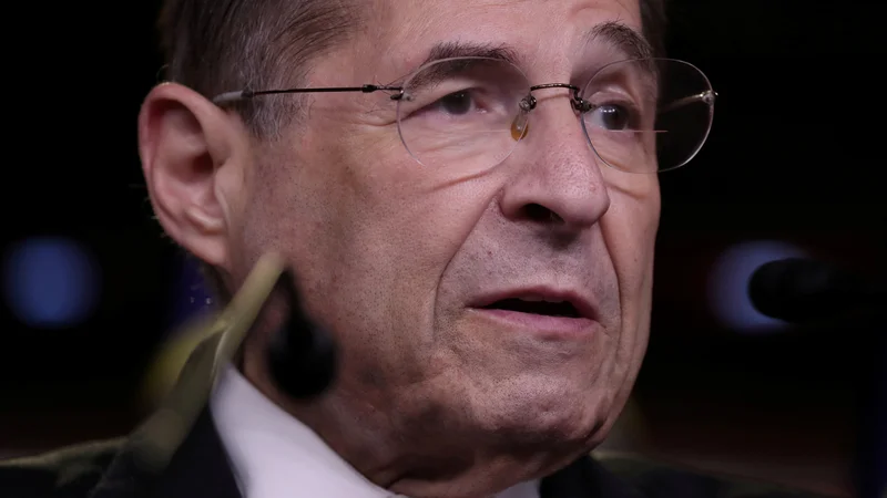 Fotografija: Predsednik pravosodnega odbora ameriškega predstavniškega doma Jerrold Nadler. Foto Jonathan Ernst Reuters