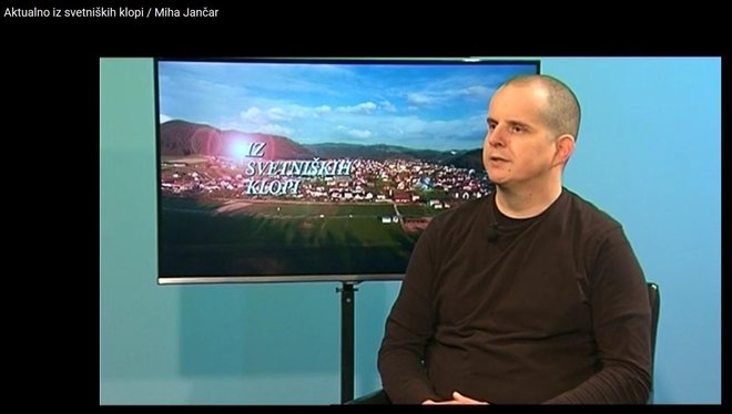 Miha Jančar, zaposlen na generalni policijski upravi v Ljubljani, (za zdaj) ostaja občinski svetnik. FOTO: Televizija ATV