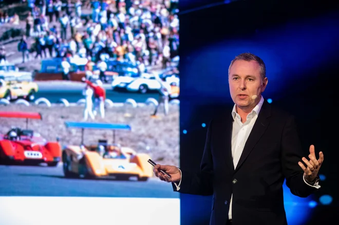 Izvršni direktor McLaren Pro Cycling in član upravnega odbora pri McLaren Racing John Allert je predaval na Sportu, konferenci iz športnega marketinga v Portorožu. FOTO: Vid Ponikvar/Sportida