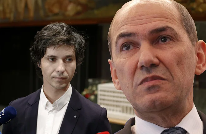 V tem mandatu so se doslej v kazenskih postopkih znašli trije poslanci, nazadnje Luka Mesec (levo). V minulem sklicu je bilo tovrstnih primerov sedem, od tega pet na račun prvaka SDS Janeza Janše. FOTO: arhiv Dela