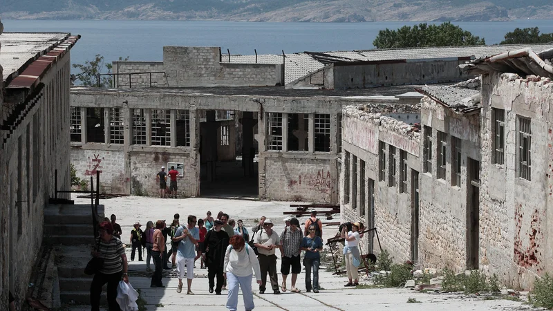 Fotografija: Obiskovalci Golega otoka zdaj ne dobijo vpogleda v realnost nekdanjega taborišča. FOTO: Matej Družnik