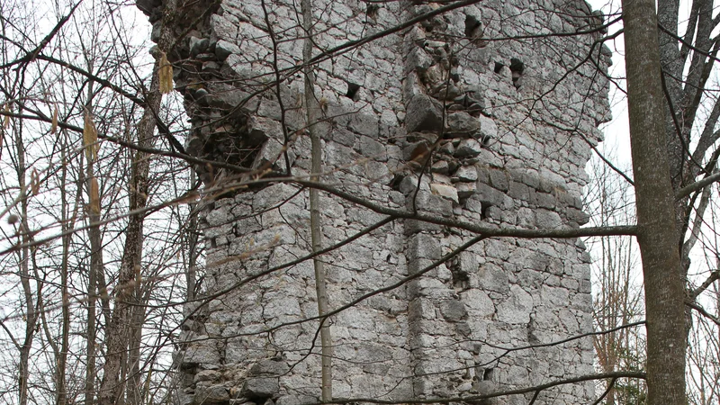 Fotografija: Ruševine gradu Breg Foto Igor Sapač