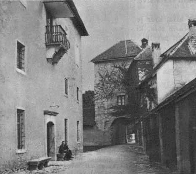 Jedro gradu Ribnica leta 1815 Foto Muzej Ribnica