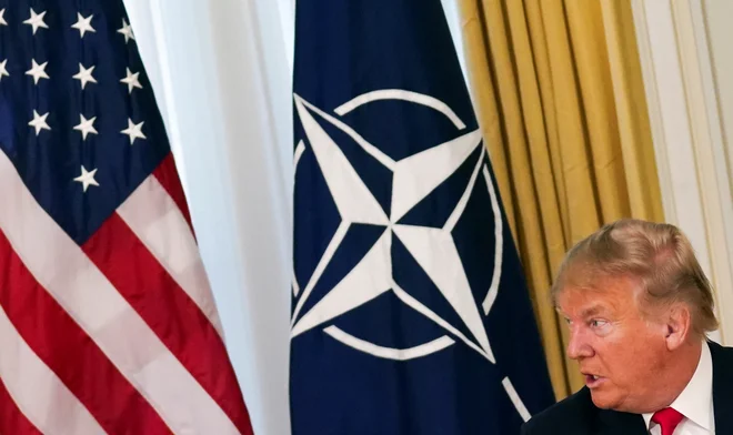 Ameriški predsednik Donald Trump. FOTO: Kevin Lamarque/Reuters