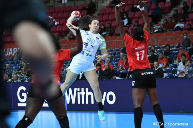 Tjaša Stanko je bila še najboljša pri Slovenkah. FOTO: IHF