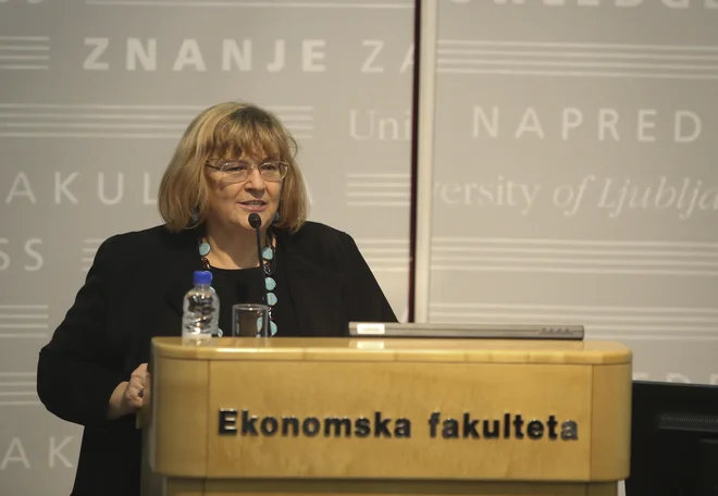 Dekanja ekonomske fakultete Metka Tekavčič.<strong> </strong>FOTO: Jože Suhadolnik/Delo