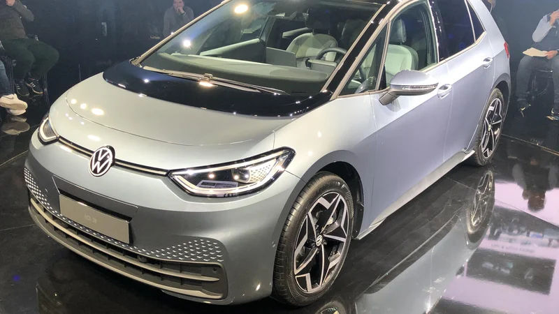 Fotografija: Novi ID.3, povsem električni Volkswagnov model. FOTO: Aljaž Vrabec