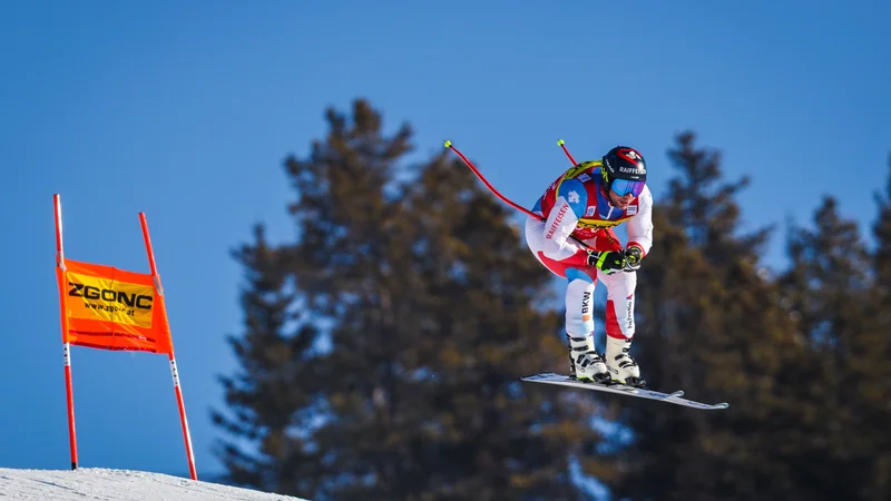 Fotografija: Švicar Beat Feuz se je med vsemi specialisti v hitrih disciplinah v zadnjih osmih letih kraljevanja Marcela Hirscherja v skupnem seštevku najbolj približal veliki lovoriki. Za Avstrijcem je v zimi 2011/12 zaostal za 25 točk. FOTO: Usa Today Sports