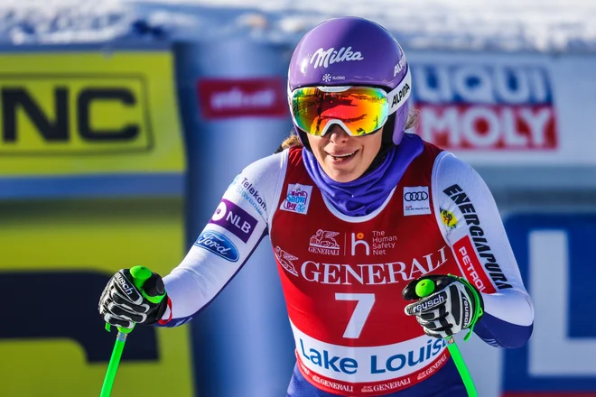 Ilka Štuhec je sveža in pripravljena za prvi smuk sezone, na katerem se bo s tekmicami merila danes ob 20.30. FOTO: USA Today Sports