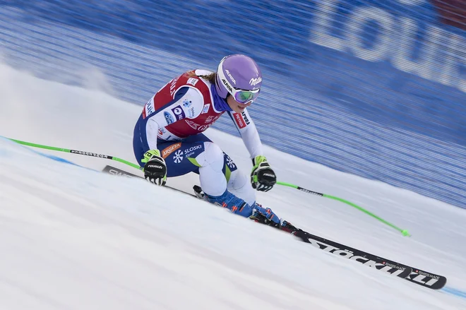 Ilka Štuhec je zahtevno tekmo končala s previdnim nastopom na 17. mestu. FOTO: Usa Today Sports
