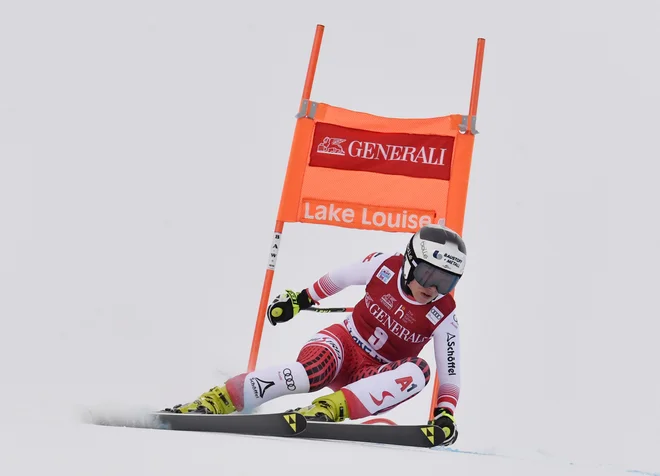 Nicole Schmidhofer je bila hitrejša od Mikaele Shiffrin. FOTO: Usa Today Sports