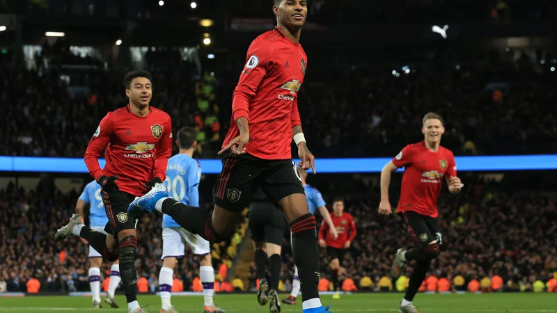 Fotografija: Marcus Rashford je ključna figura udarne enajsterice trenerja OIeja Gunnarja Solskjæra. FOTO: AFP