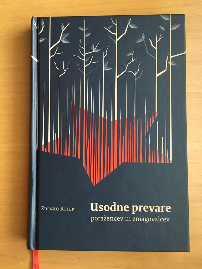 Lepo oblikovana knjiga Zdenka Roterja, ki jo je oblikovala Ajda Bevc.