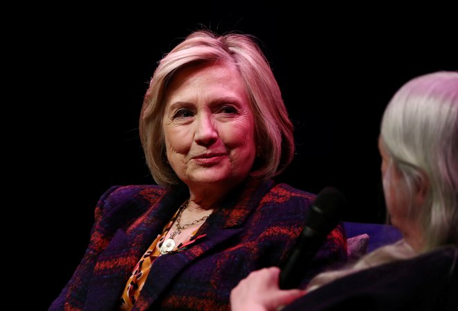 Nekdanja demokratska predsedniška kandidatka Hillary Clinton. Foto Simon Dawson Reuters