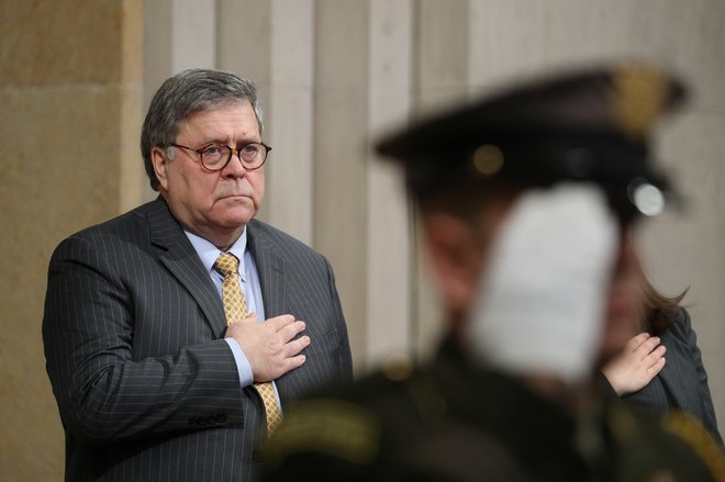 Ameriški pravosodni minister William Barr. Foto Loren Elliott Reuters