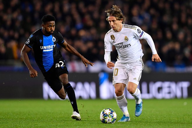 Po daljšem času je za Real Madrid v LP zadel Luka Modrić. FOTO: AFP