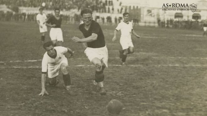 Na Reki rojeni Slovenec Rodolfo Volk je bil v letih od 1928 do 1933 neustavljiv strelec Rome in je v 157 tekmah zabil kar 103 gole, s čimer je tretji najboljši strelec kluba v zgodovini. Pred njim sta le Roberto Pruzzo in Francesco Totti. FOTO: asroma.com