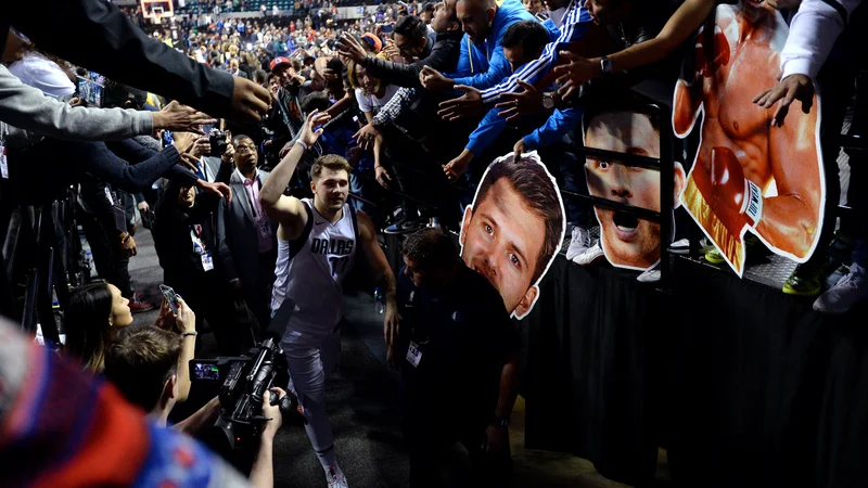 Fotografija: Mehičani so sprejeli Luko Dončića z navdušenjem in odprtimi rokami. Foto USA Today Sports