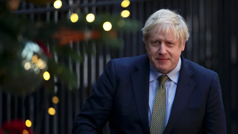 Fotografija: Johnsonovi konservativci so na četrtkovih predčasnih volitvah osvojili absolutno večino v britanski poslanski zbornici. FOTO: Lisi Niesner/Reuters