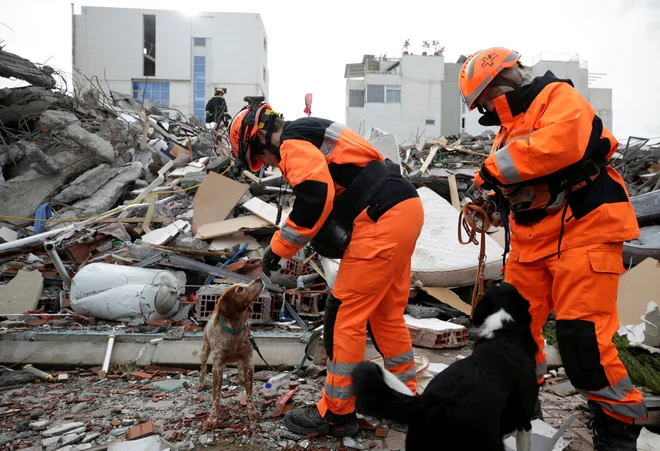Potres je zahteval 51 smrtnih žrtev, okoli 2000 ljudi pa je bilo poškodovanih. Izpod ruševin so rešili 38 preživelih. FOTO: Reuters<br />
<br />
<br />