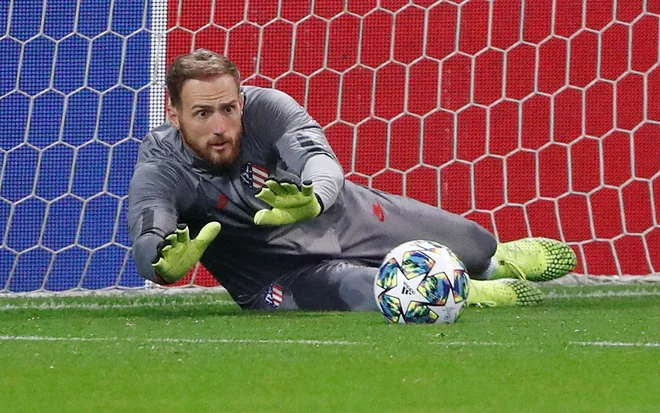 Možni tekmeci Jana Oblaka (Atletico) v osmini finala lige prvakov: PSG, Bayern, manCity, Liverpool in Leipzig. FOTO: Reuters