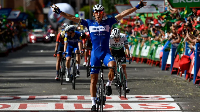 Fotografija: Philippe Gilbert, druga zmaga na letošnji Vuelti. Foto: AFP
