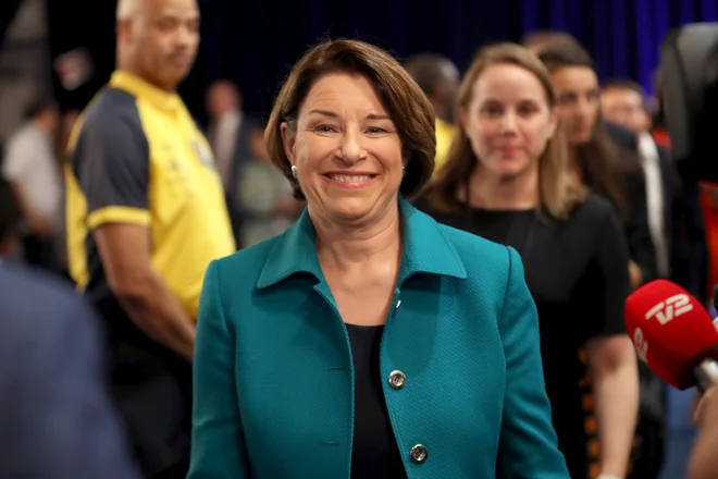 Amy Klobuchar. FOTO: Justin Sullivan/AFP