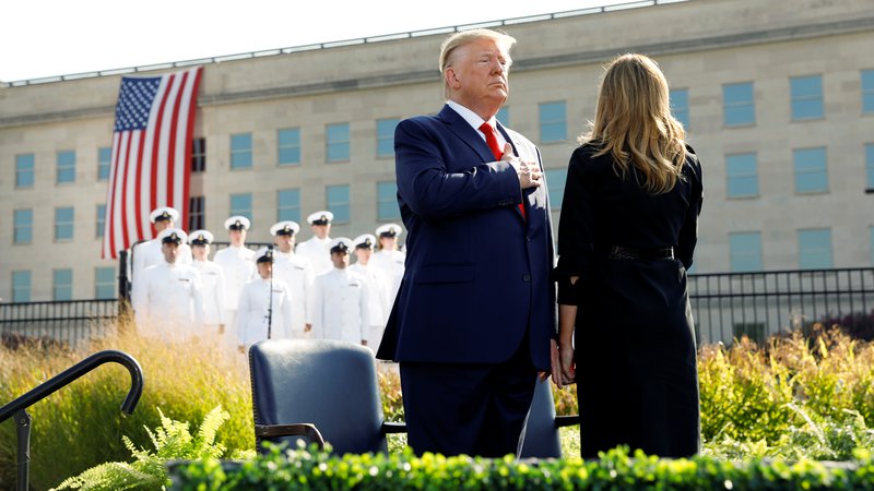 Fotografija: Predsednik Donald Trump in prva dama Melania Foto Reuters