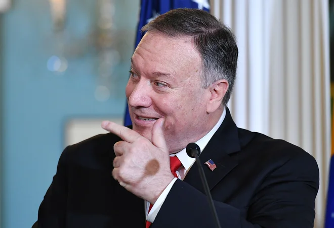 Ameriški državni sekretar Mike Pompeo. FOTO: Mandel Ngan/Afp