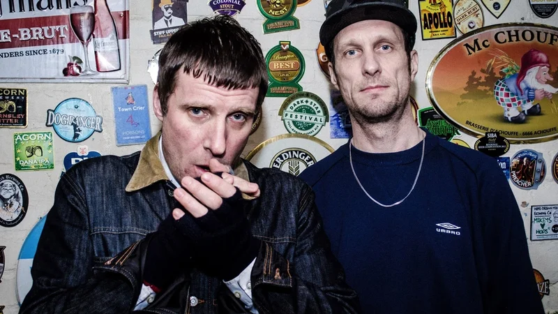 Fotografija: Jason Williamson (levo) in Andrew Fearn sestavljata Sleaford Mods. Foto arhiv organizatorja