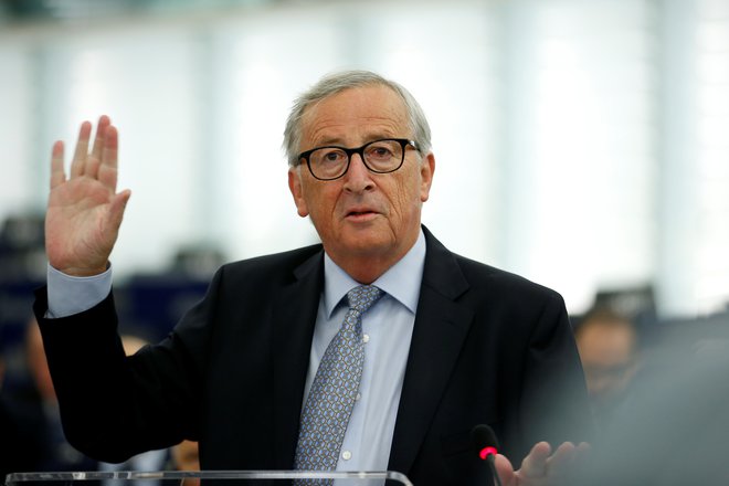 Tudi predsednik evropske komisije Jean-Claude Juncker ugotavlja, da je verjetnost urejenega brexita manjša. FOTO: Vincent Kessler/Reuters
