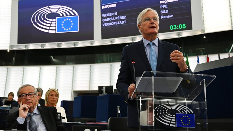 Fotografija: Glavni pogajalec EU za brexit Michel Barnier je opozoril, da Unija v razpravah »ni bila ideološka, marveč pragmatična«. FOTO: Frederick Florin/AFP
