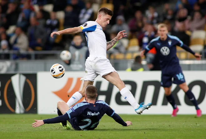 Benjamin Verbić se je veselil prve zmage. FOTO: Reuters