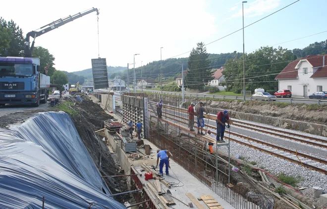 Obnova železniške postaje Šentilj. FOTO: Tadej Regent/Delo
