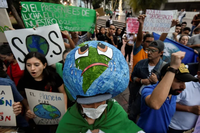 Protesti v Kolumbiji. FOTO:Luis Robayo/AFP