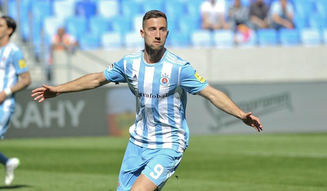 Andraž Šporar dosega povprečje več kot gola na tekmo. FOTO: Slovan Bratislava