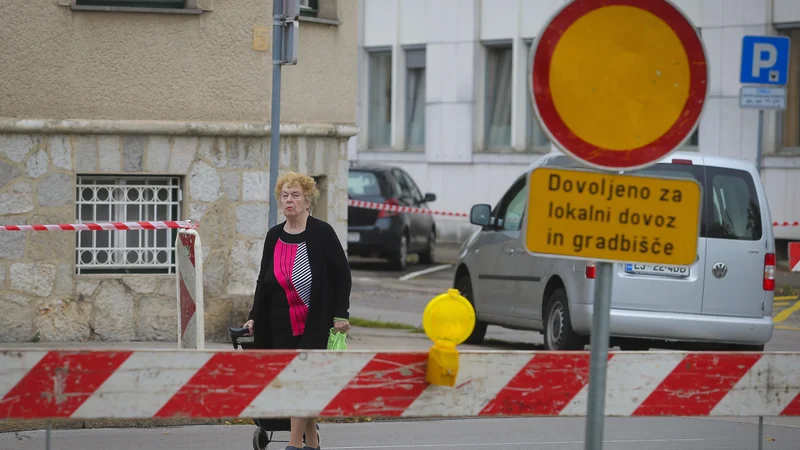 Fotografija: Zapora Parmove bo trajala do konca novembra. FOTO: Jože Suhadolnik