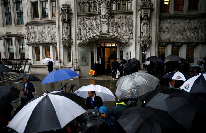 Britansko vrhovno sodišče. FOTO: Reuters