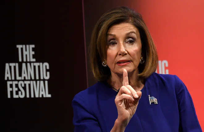 Predsednica ameriškega predstavniškega doma Nancy Pelosi. FOTO:Andrew Caballero-Reynolds/AFP