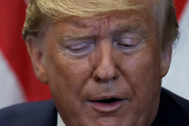 Republikanski predsednik Donald Trump. FOTO: Jonathan Ernst/Reuters
