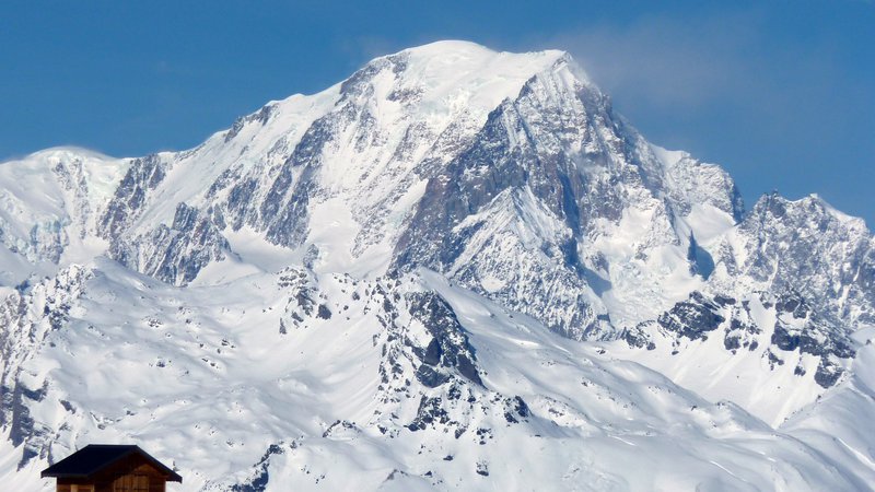 Fotografija: Mont Blanc s francoske strani. Foto Charles Platiau/Reuters
