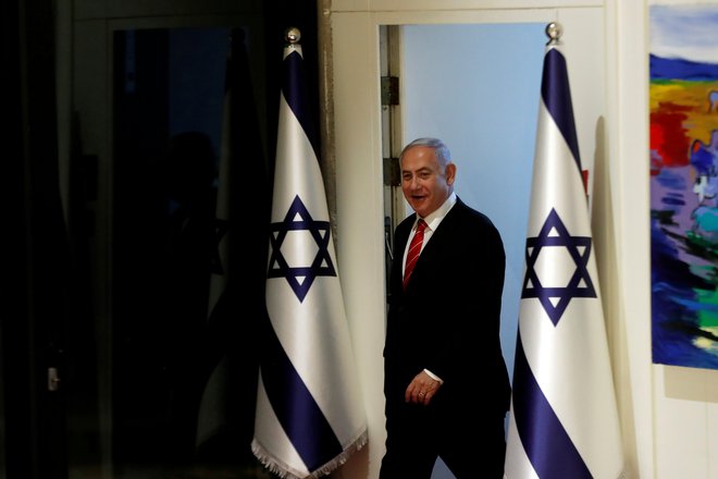 Benjamin Netanjahu ima za sestavo vlade 28 dni časa. FOTO: Ronen Zvulun/Reuters