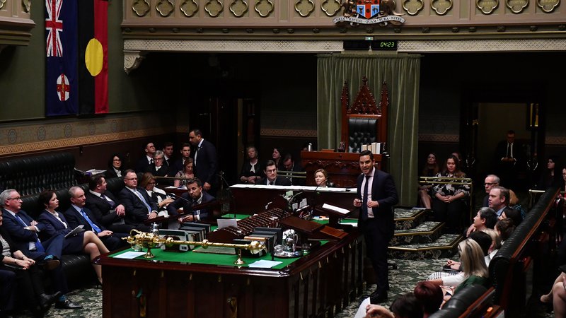 Fotografija: Spodnji dom parlamenta v Novem Južnem Walesu je sprejel zakon, ki bo prekinitev nosečnosti omogočil do 22. tedna. FOTO: Reuters