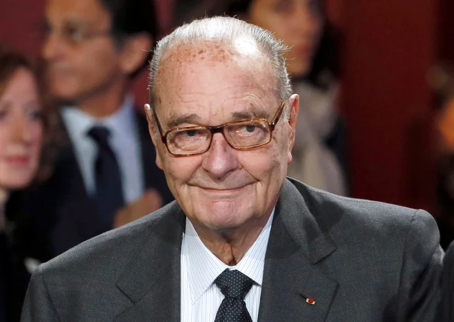 Jacques Chirac je opravljal funkcijo predsednika Francije med letoma 1995 in 2007. FOTO: Patrick Kovarik/Reuters